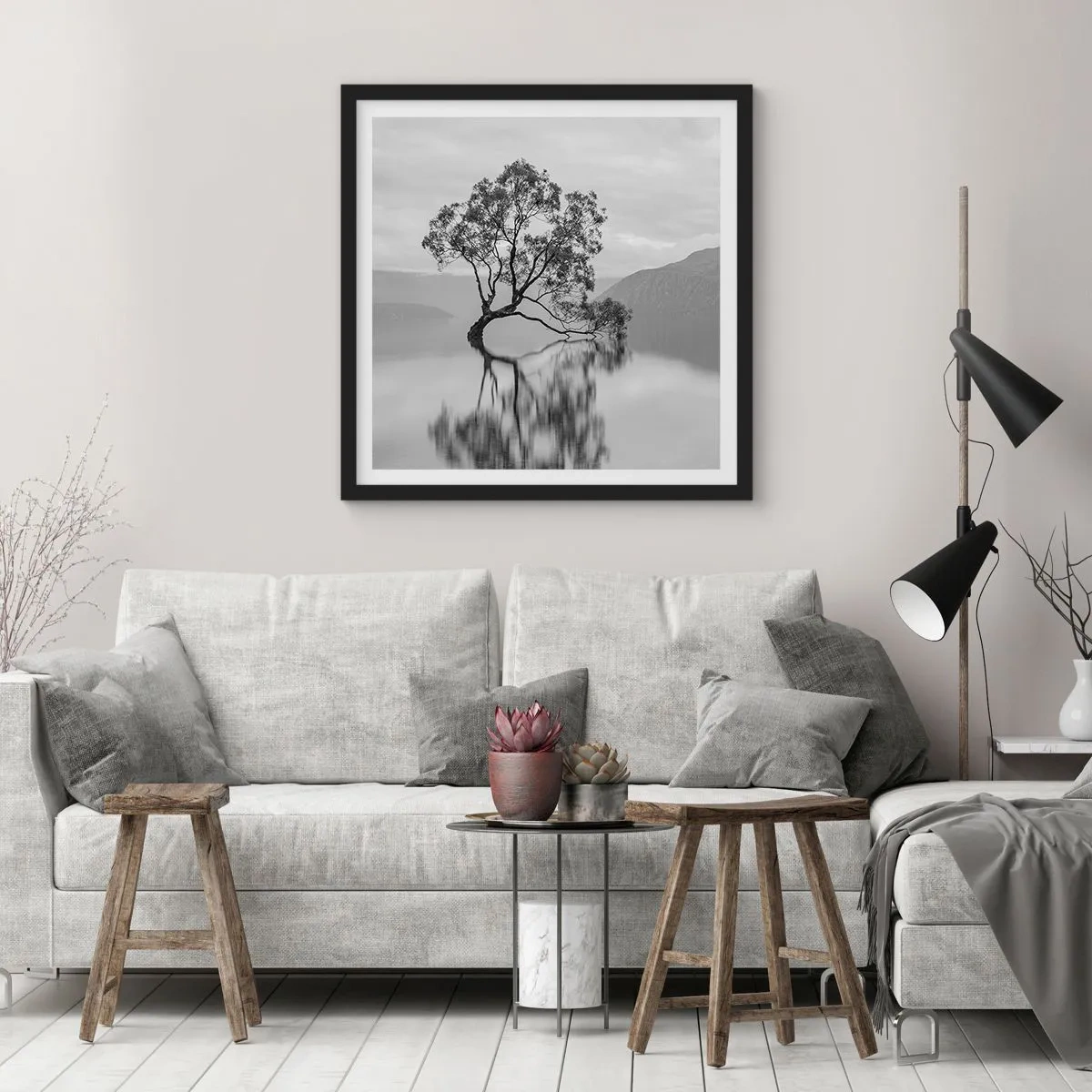 Poszter fehér keretben - Van egy ilyen ország - 40x40 cm