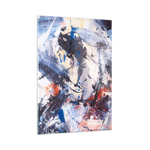 Üveg kép - Őrült absztrakt tánc - 50x70 cm