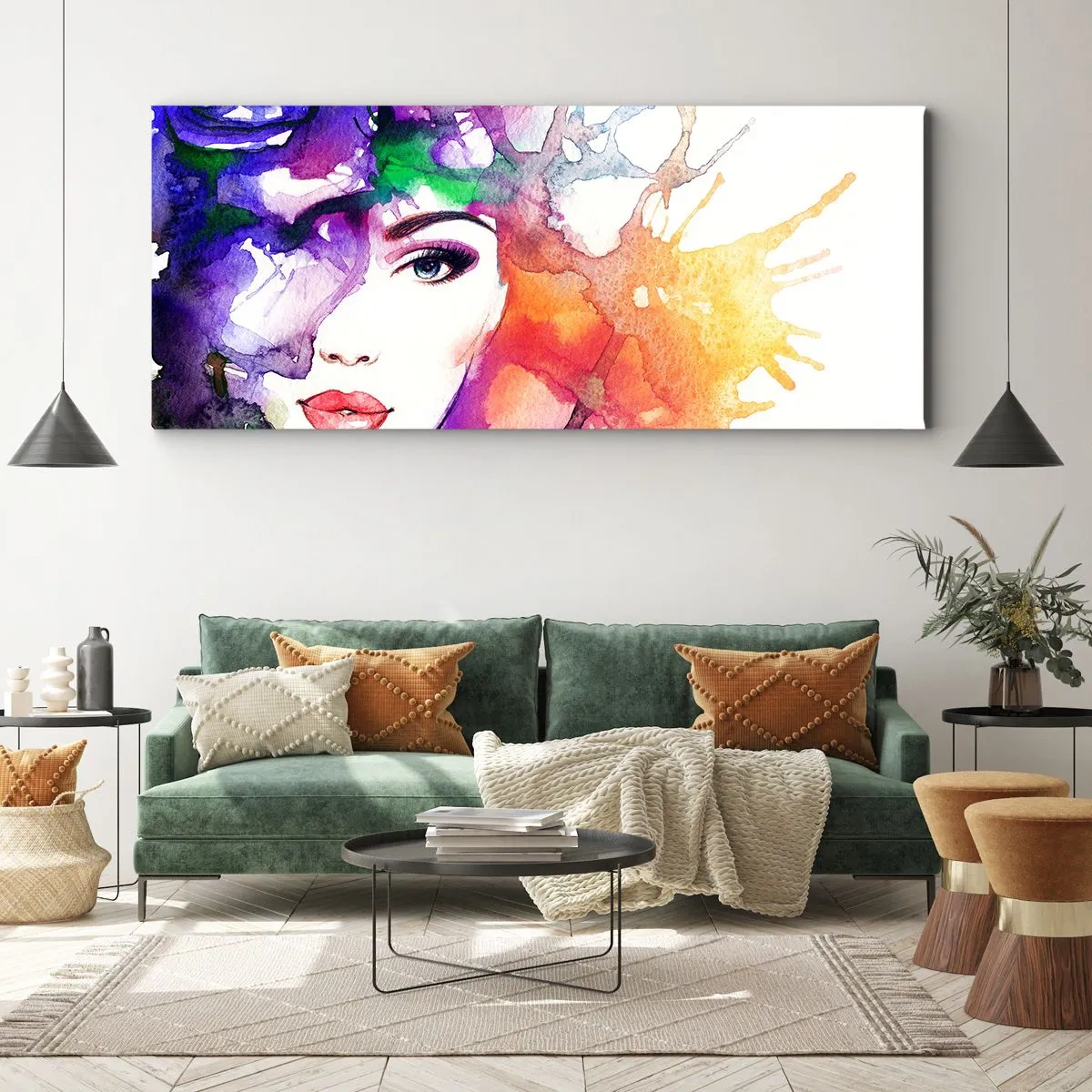 Vászonkép - Fejjel a felhőkben - 90x30 cm