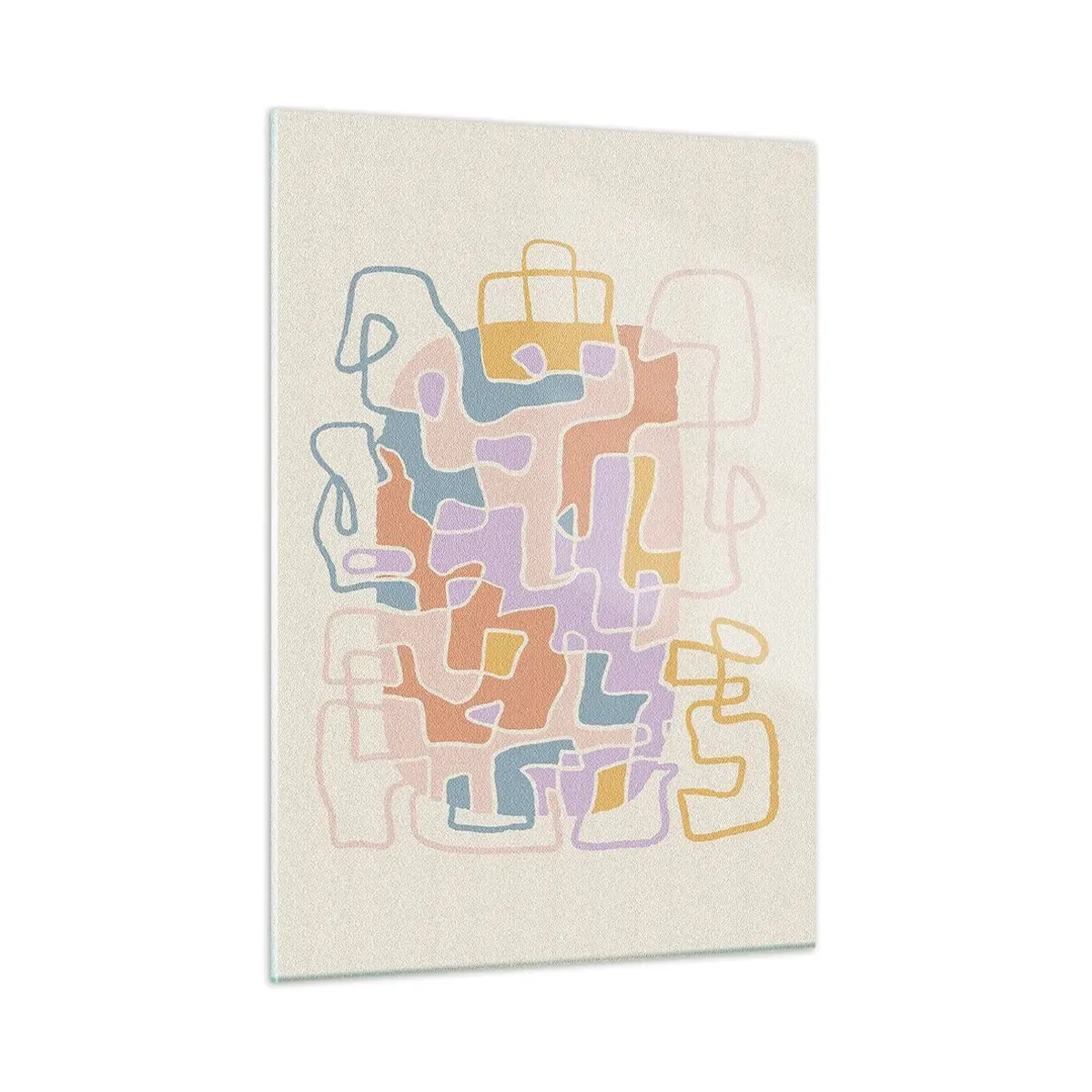 Üveg kép - Labirintus - egy örömteli kaland - 50x70 cm