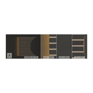 Fotótapéta Minta Premium Canvas - Fedezze fel a sötétséget - Absztrakció, Darab, Lineart - 100x30 cm