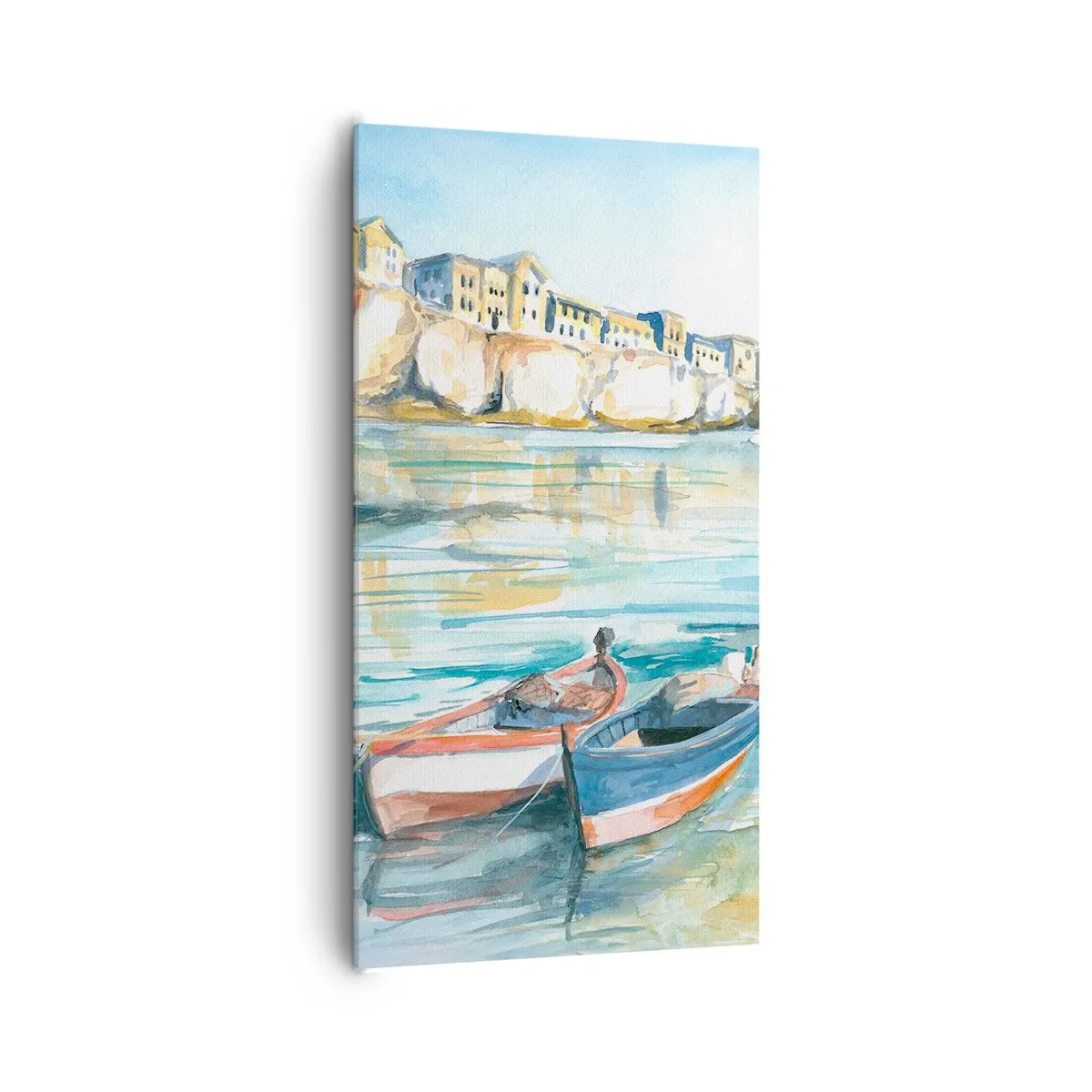 Vászonkép - Tájkép azúrkéken - 65x120 cm