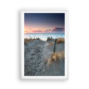 Poszter fekete keretben - Kiöntöttél egy sugárzó szivárványos fényt... - 61x91 cm