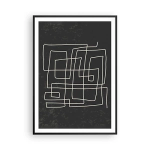 Poszter fehér keretben - Nem olyan egyszerű - 70x100 cm