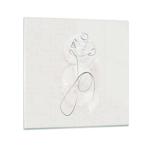 Üveg kép - A szépség spirálja - 70x70 cm