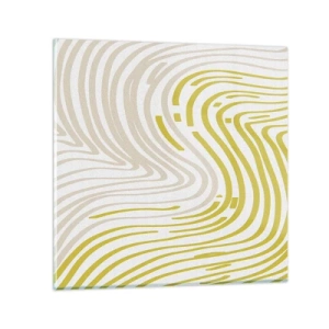 Üveg kép - Kompozíció szelíd kanyarral - 30x30 cm