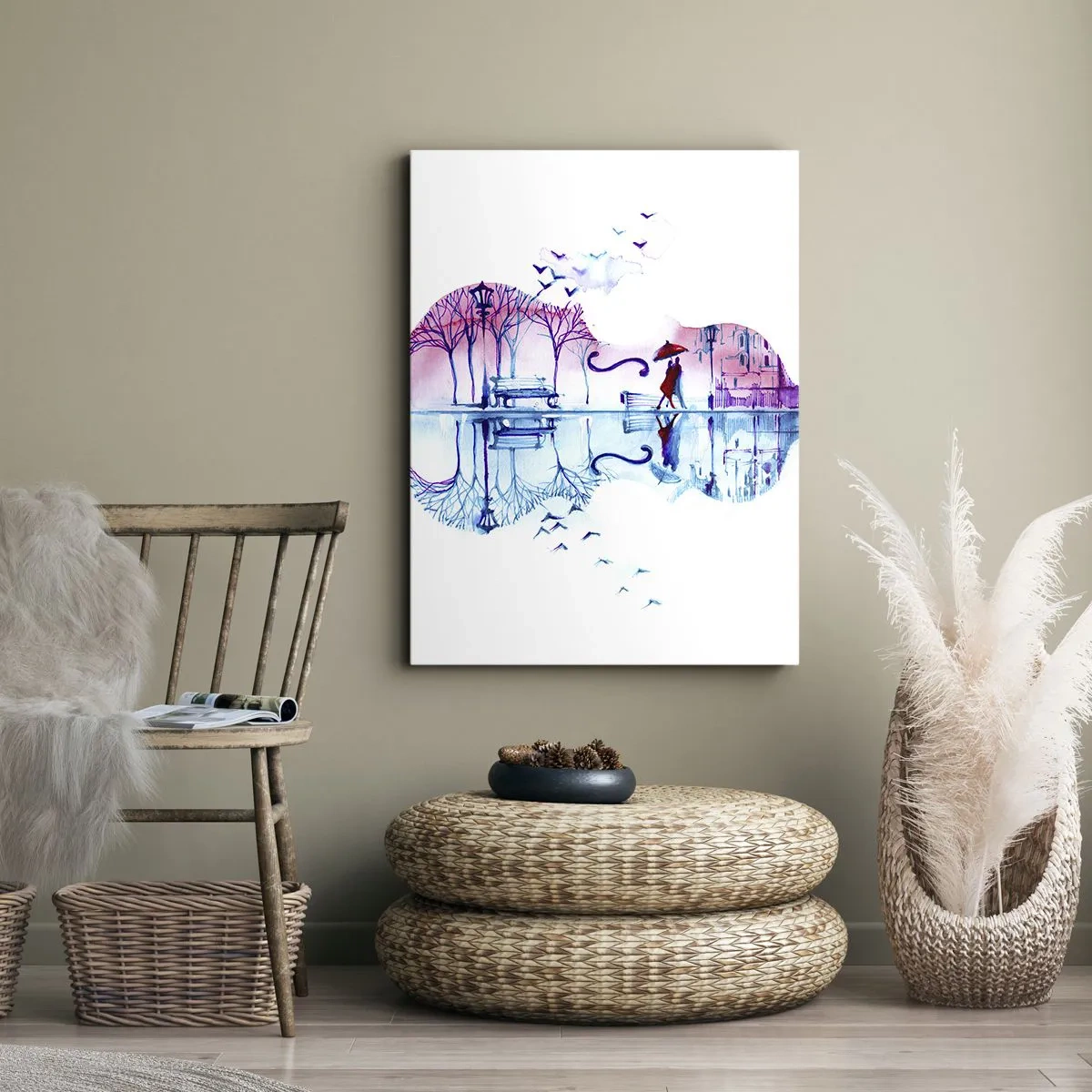 Vászonkép - Eső dalokat hozok nektek - 70x100 cm