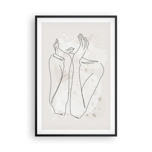 Poszter fehér keretben - Várva-várt pillanat - 61x91 cm