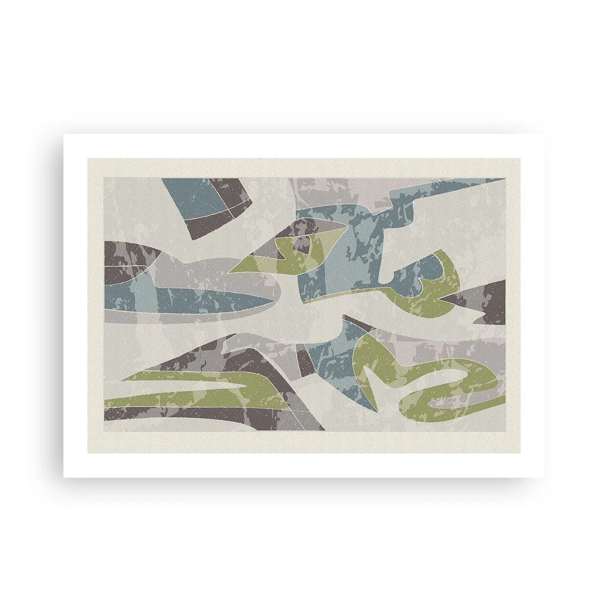 Poszter - Kompozíció üveg mögött - 70x50 cm