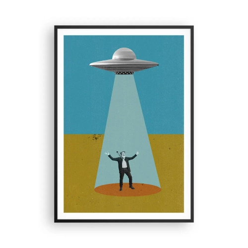 Poszter fehér keretben - Közeli találkozás - 70x100 cm