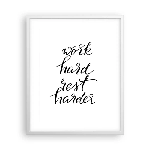 Poszter fekete keretben - Élet egyensúly - 40x50 cm