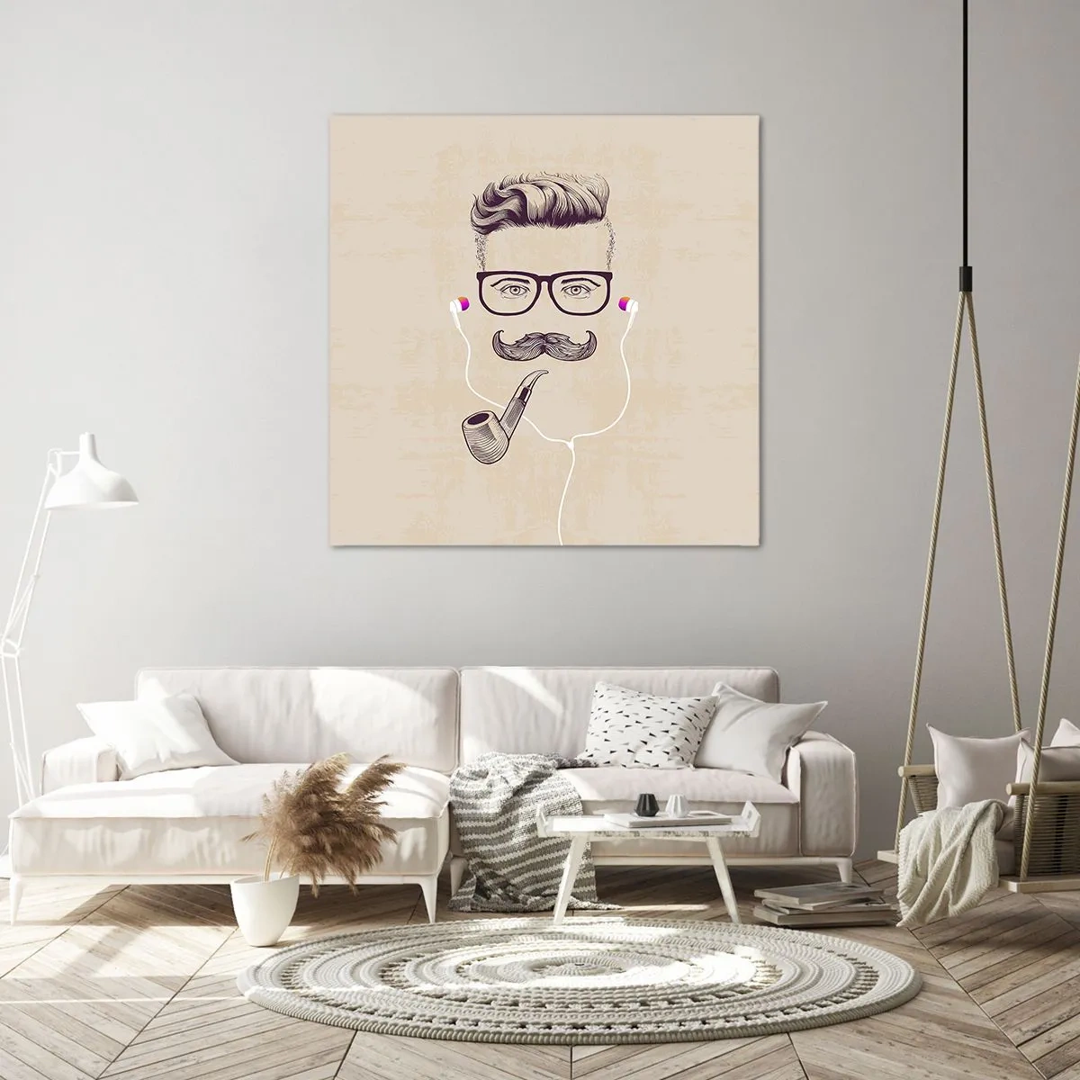 Vászonkép - Egy igazi férfi? - 40x40 cm