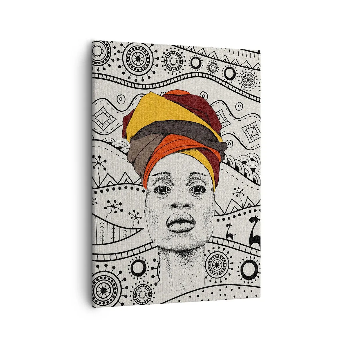 Vászonkép - Afrikai portré - 50x70 cm