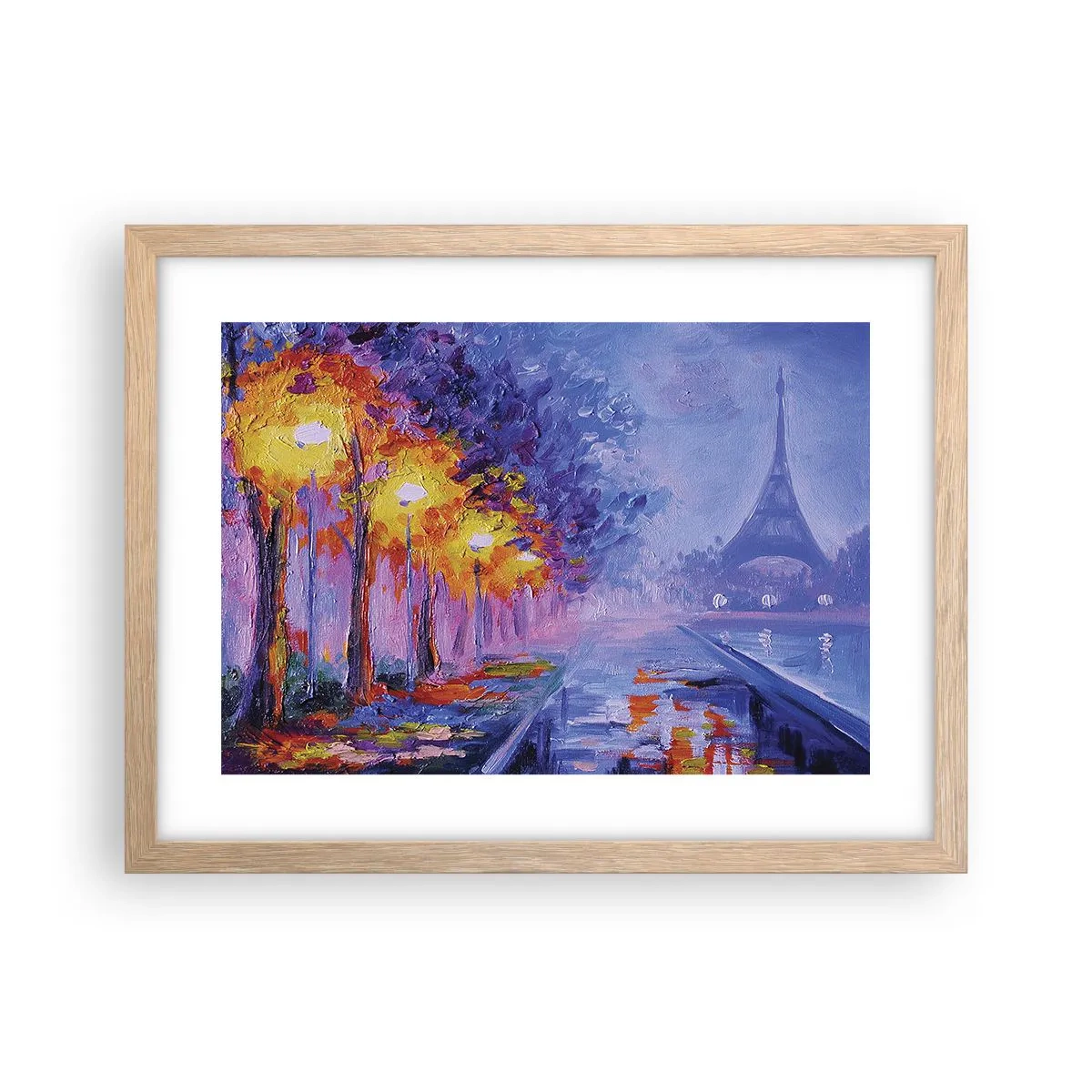 Poszter világos tölgy keretben - Egy álomséta - 40x30 cm