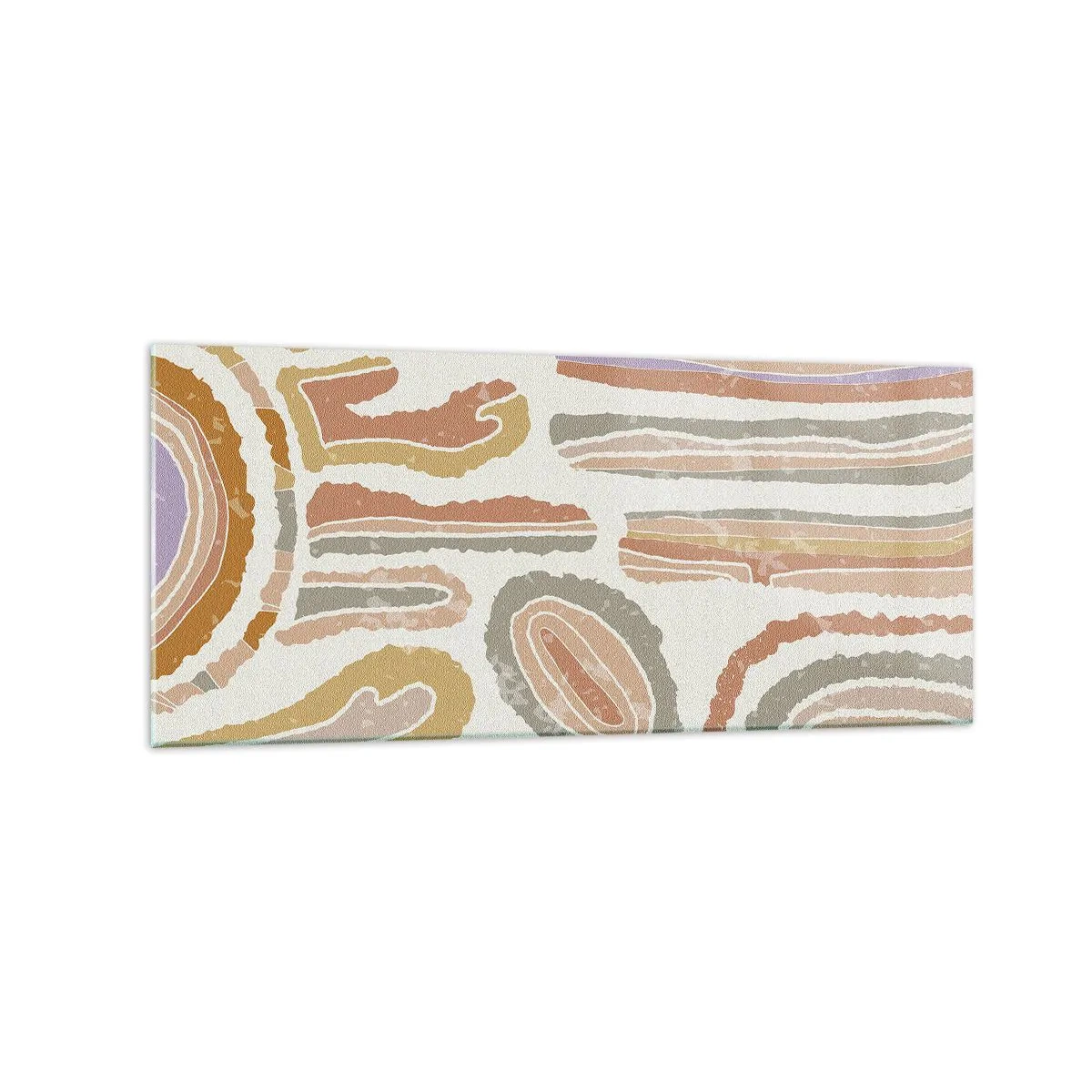 Üveg kép - Színes keresztmetszetek - 120x50 cm