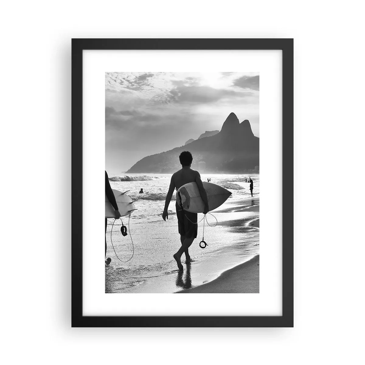 Poszter fehér keretben - Egyhullámú szamba - 30x40 cm