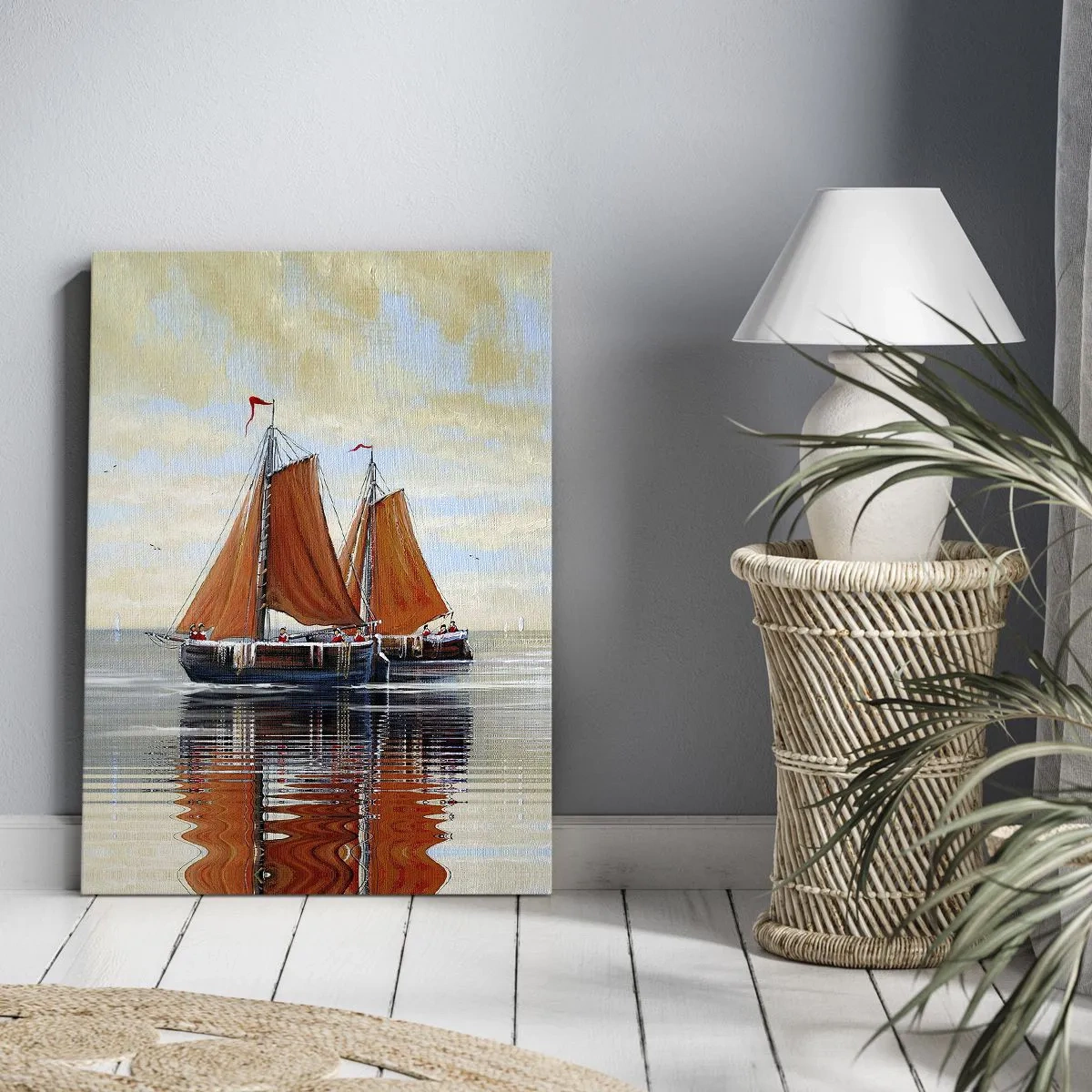 Vászonkép - Hé, vitorla, tengerész… - 55x100 cm
