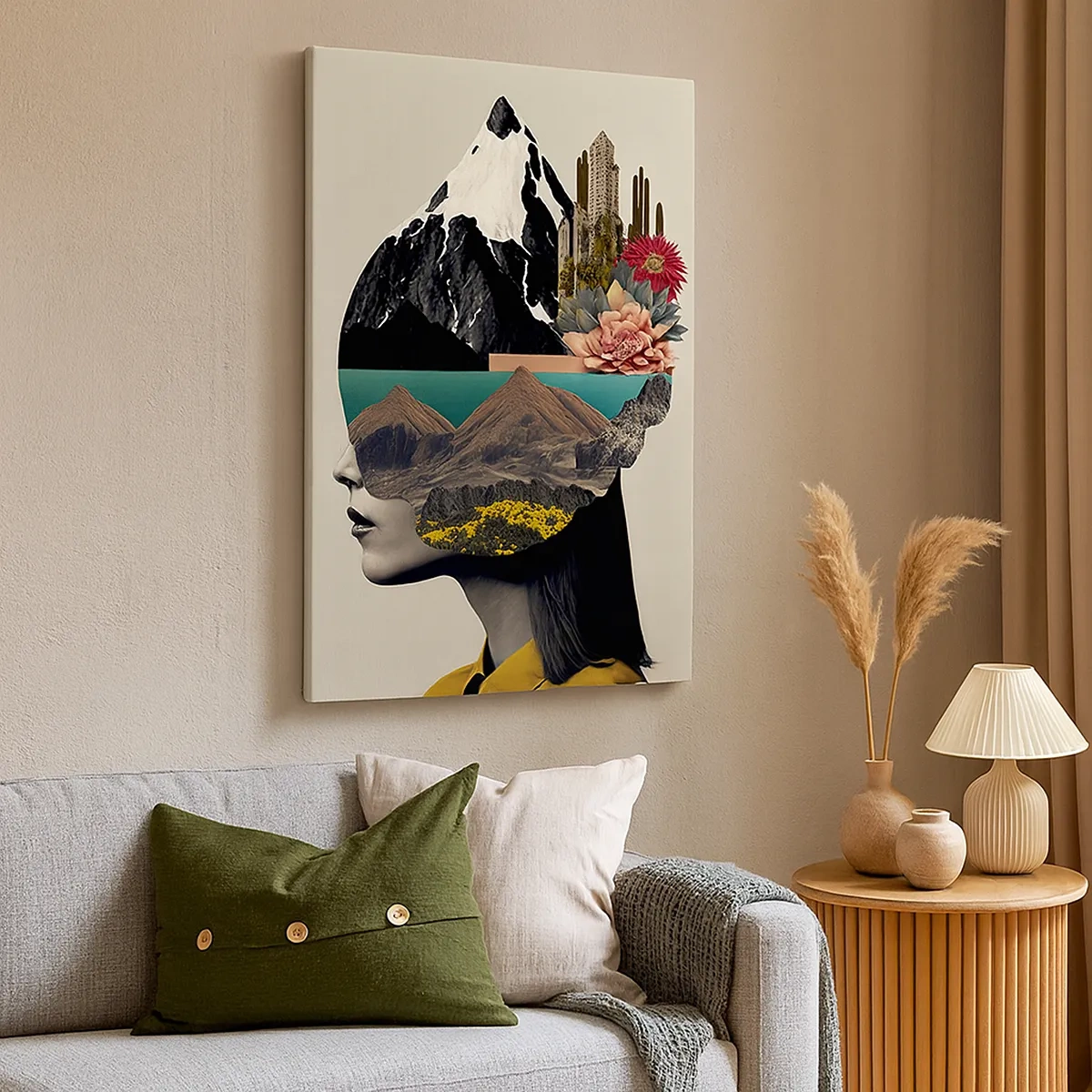 Vászonkép - Nő - mindig rejtély - 50x70 cm