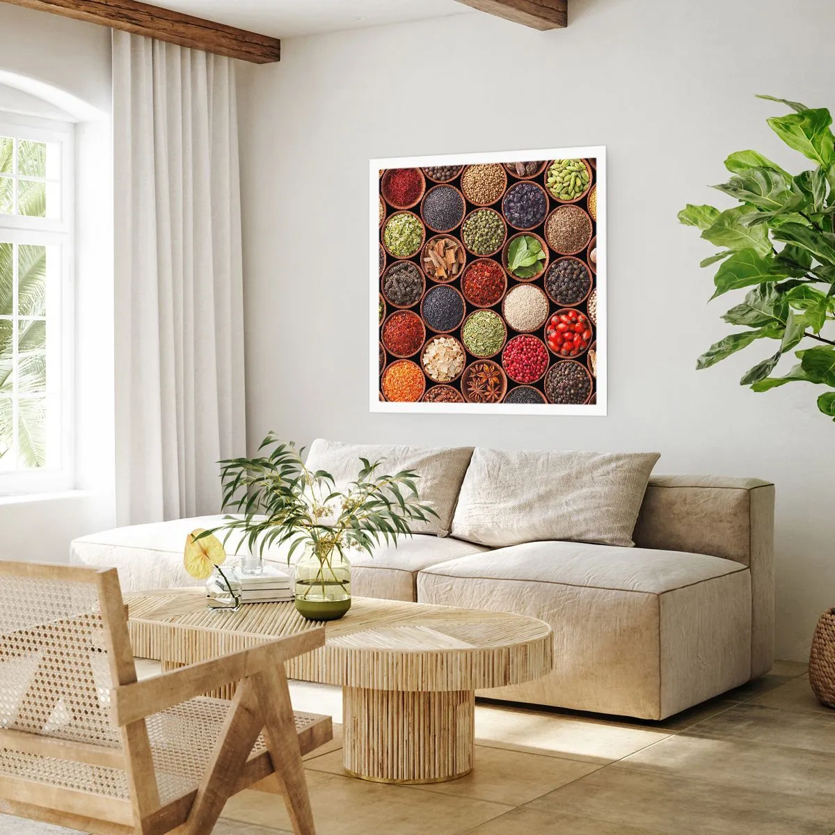 Poszter - A világ összes íze - 60x60 cm
