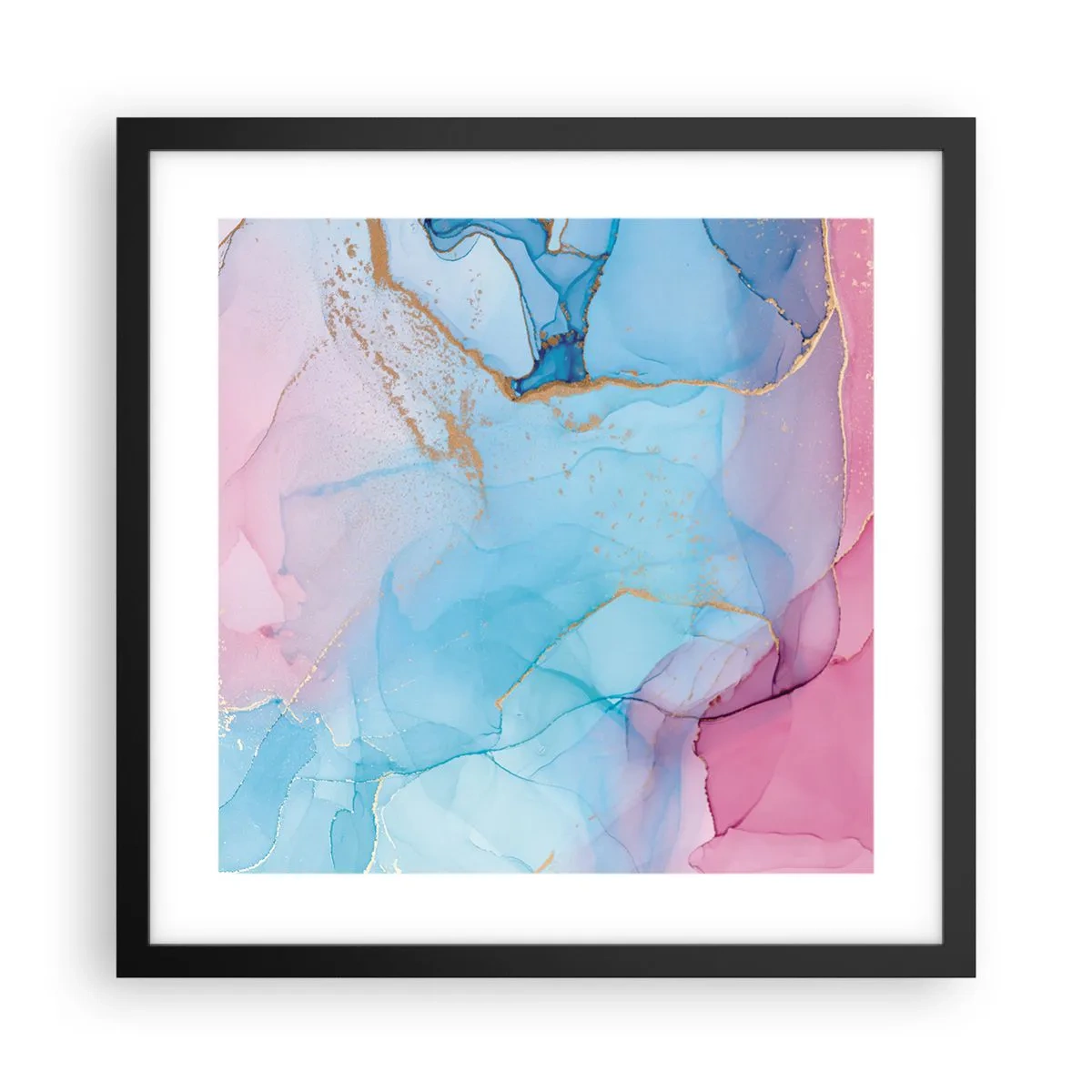 Poszter fehér keretben - Találkozás és átjutás - 40x40 cm