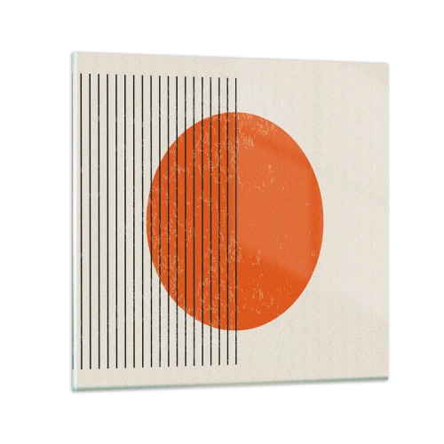 Üveg kép - Mindig a nap - 50x50 cm