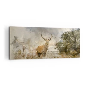 Vászonkép - Becsület – erő – méltóság - 100x40 cm