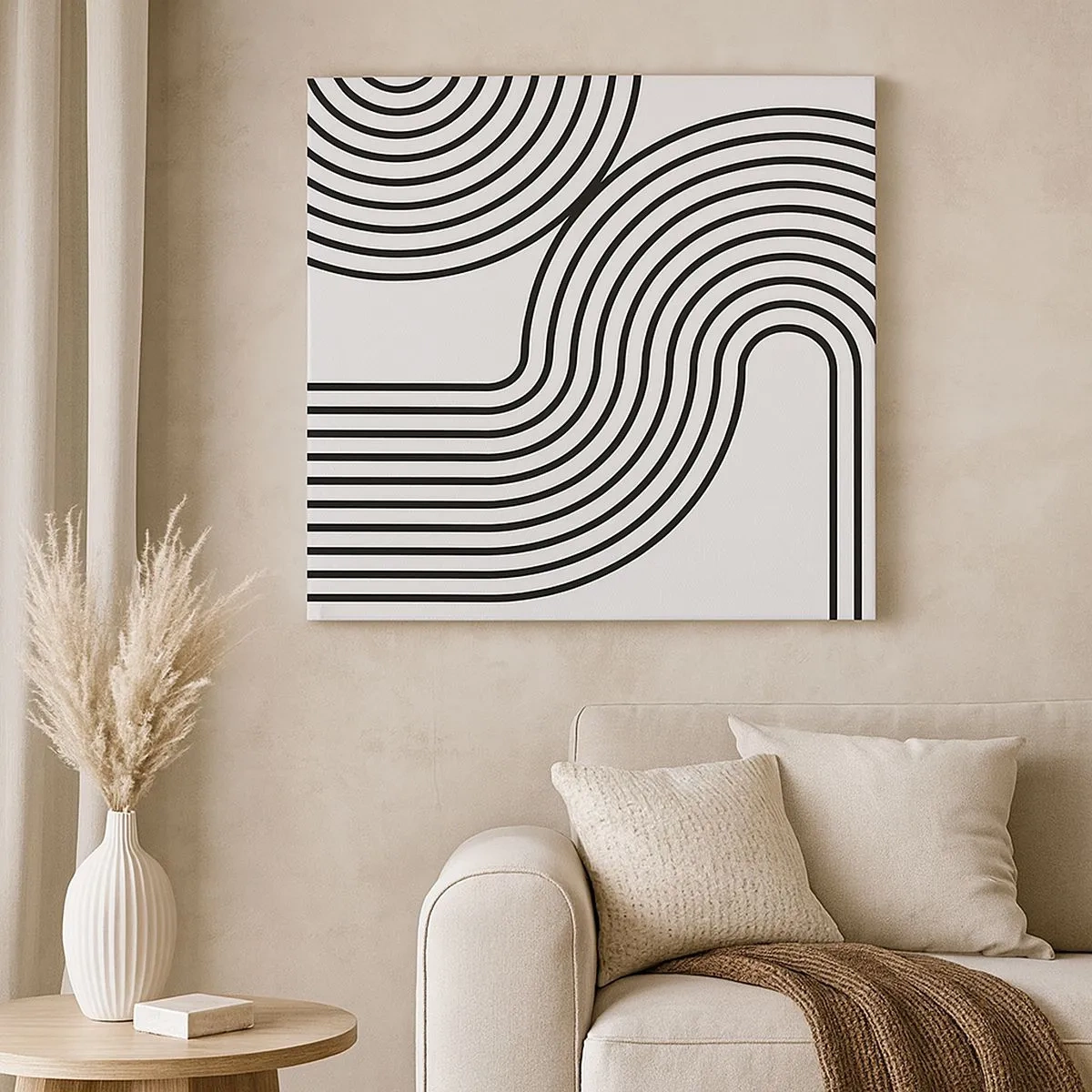 Vászonkép - Egy ívben - 30x30 cm