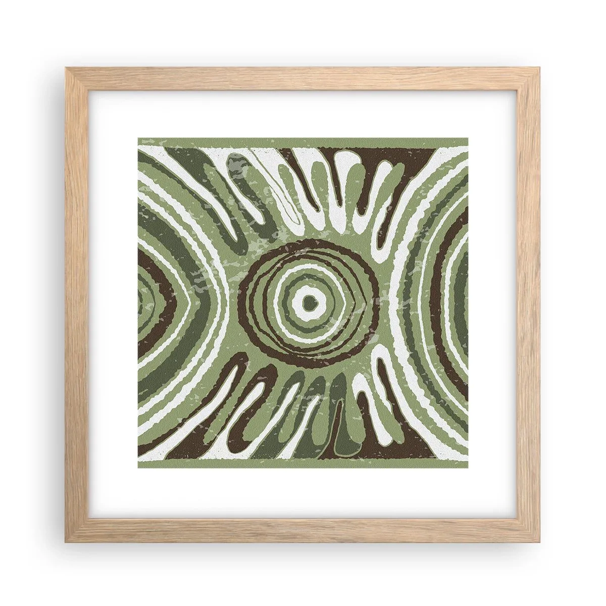 Poszter világos tölgy keretben - Az érzelmek robbanása - 30x30 cm