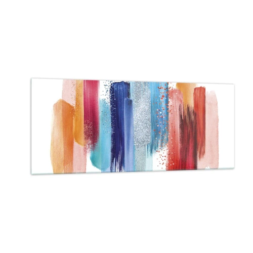 Üveg kép - Fel és le - 100x40 cm