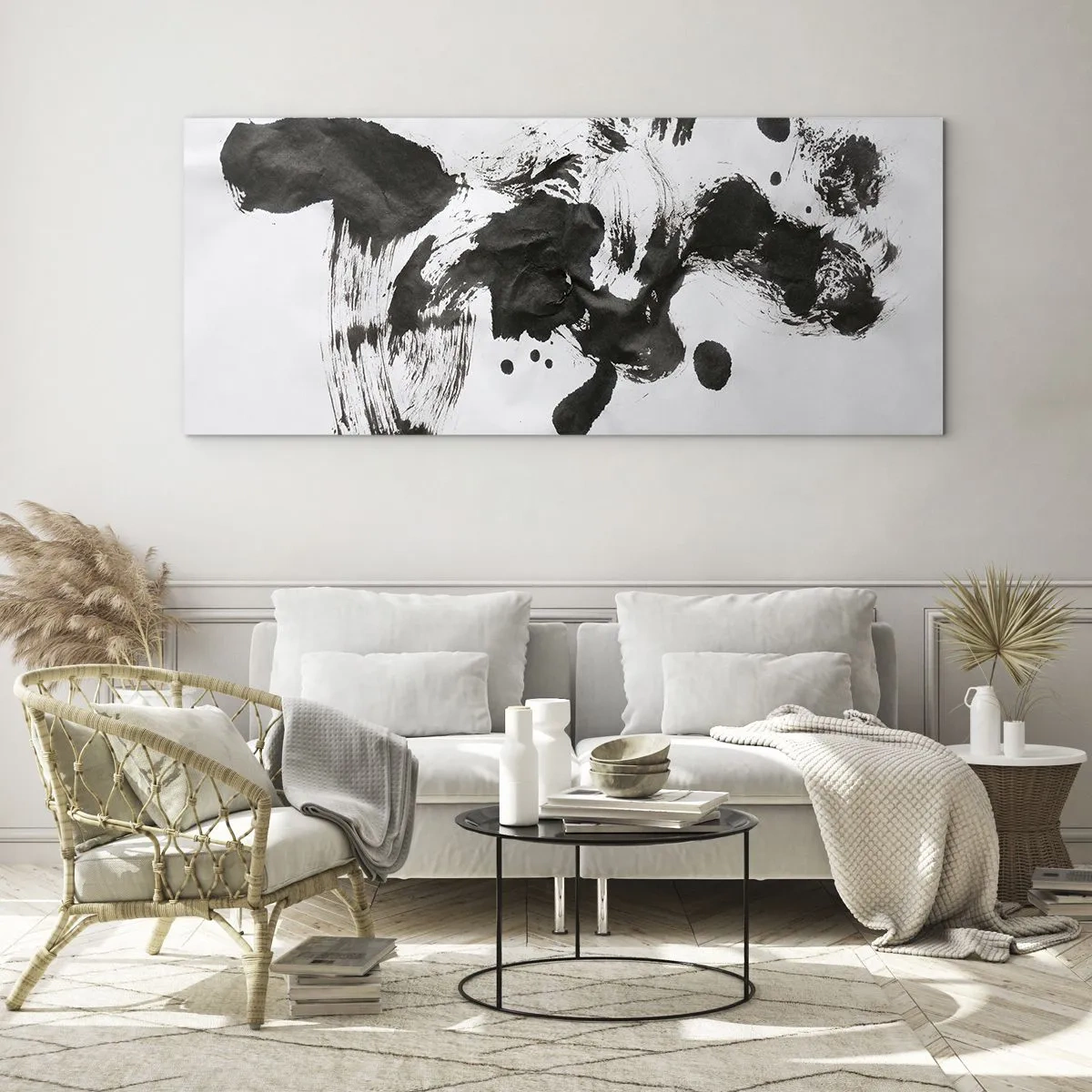 Üveg kép - Módszer az őrületben? - 100x40 cm