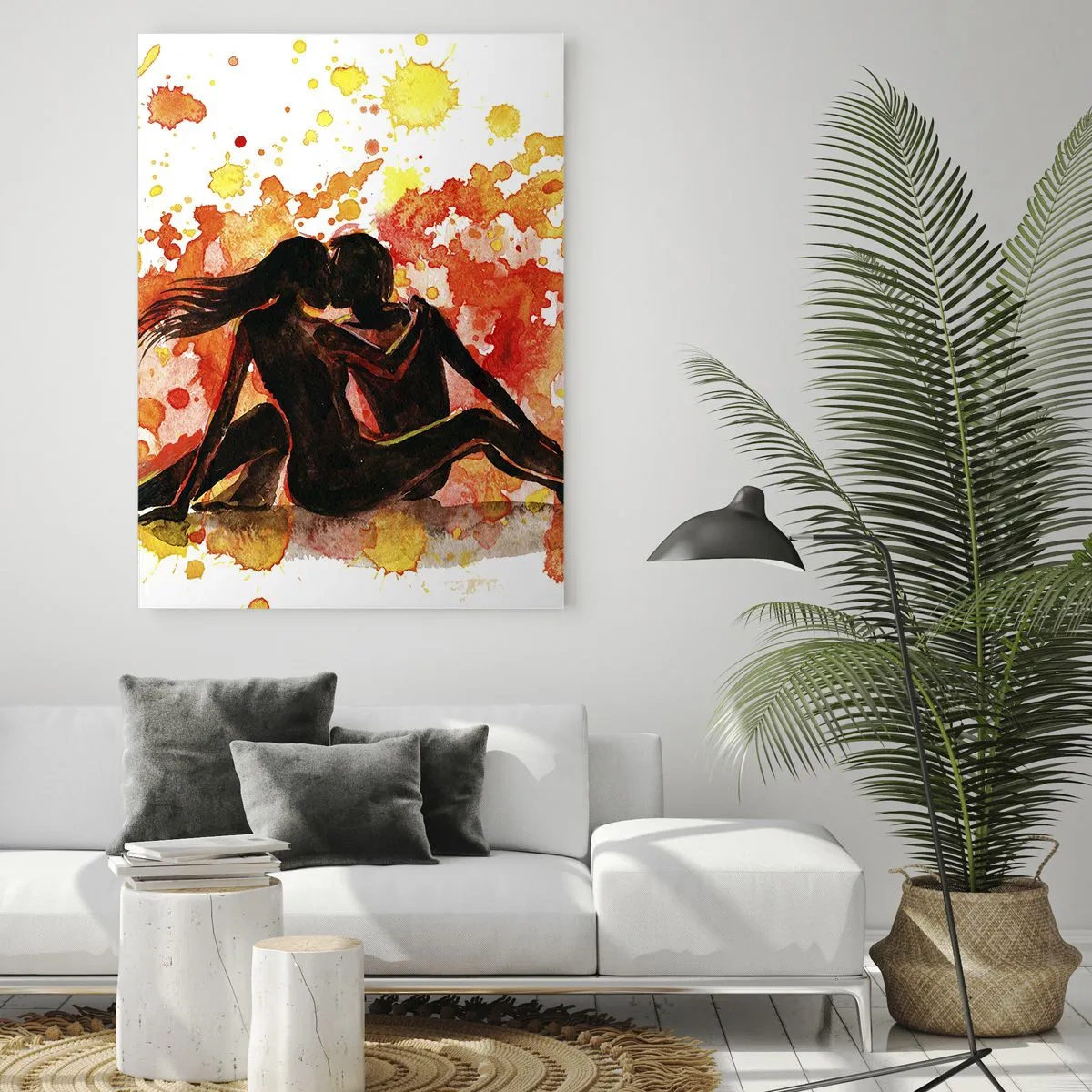 Üveg kép - És világosság lett - 70x100 cm