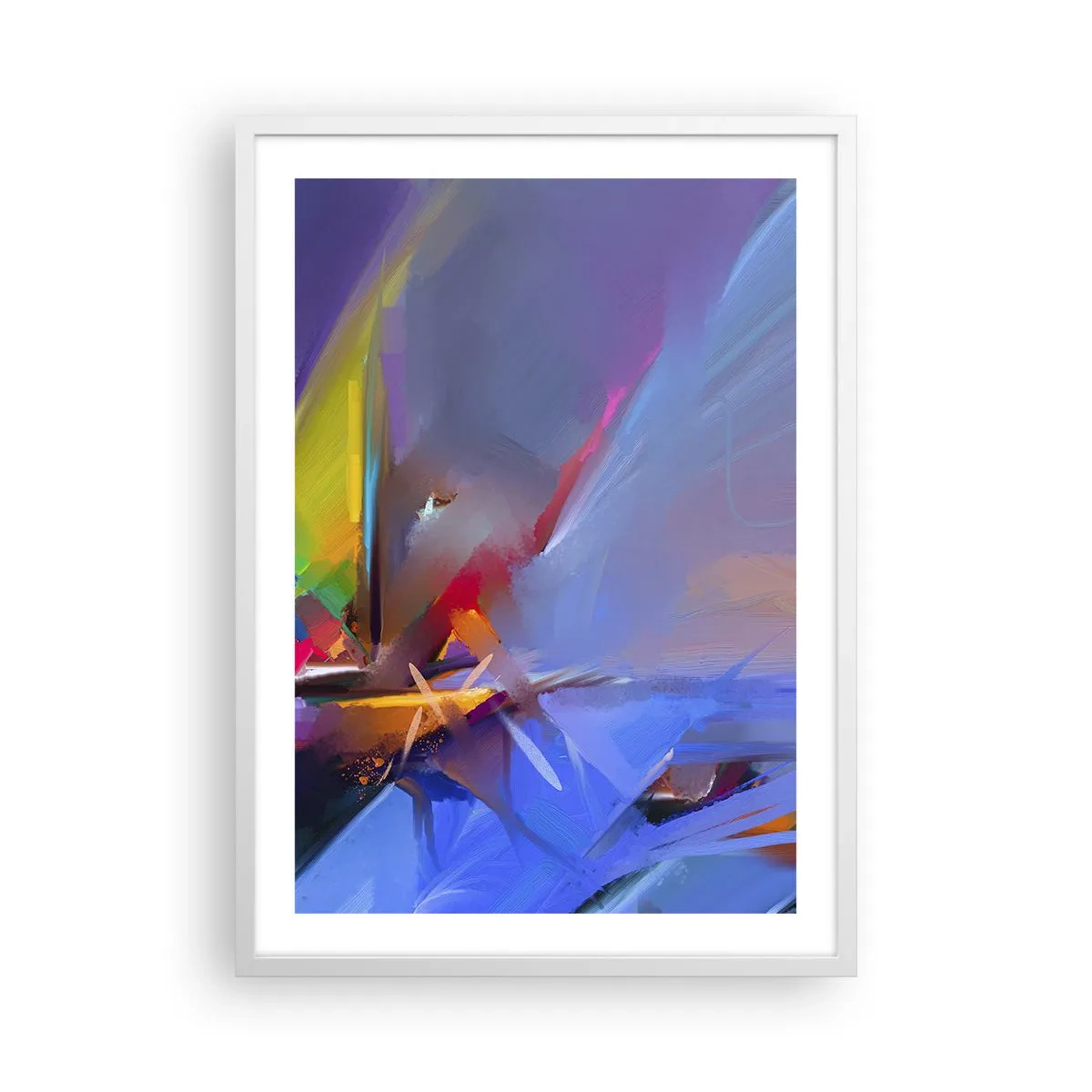 Poszter fekete keretben - Propellerek, mint a madár - 50x70 cm