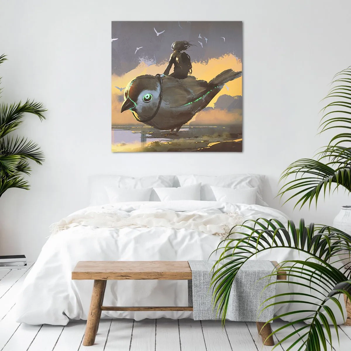 Vászonkép - Egy fantasztikus utazás állomása - 70x70 cm