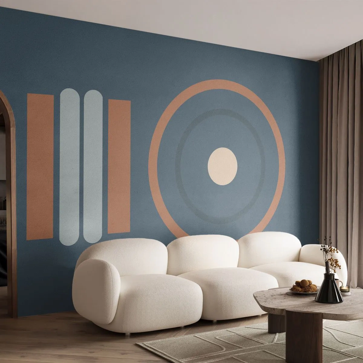 Öntapadós Fotótapéta Deluxe Sticker - A dolgok lényege - Absztrakció, Darab, Grafika - 350x256 cm