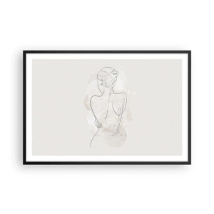Poszter fehér keretben - Mint egy érzékeny hangszer - 91x61 cm