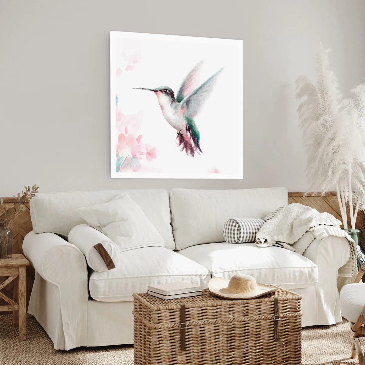 Poszter - Reptében lefagyva - 60x60 cm