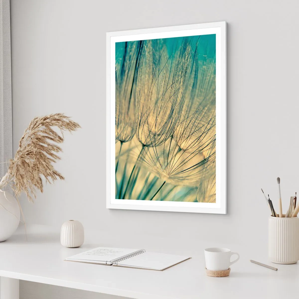 Poszter fekete keretben - A szélre várva - 70x100 cm