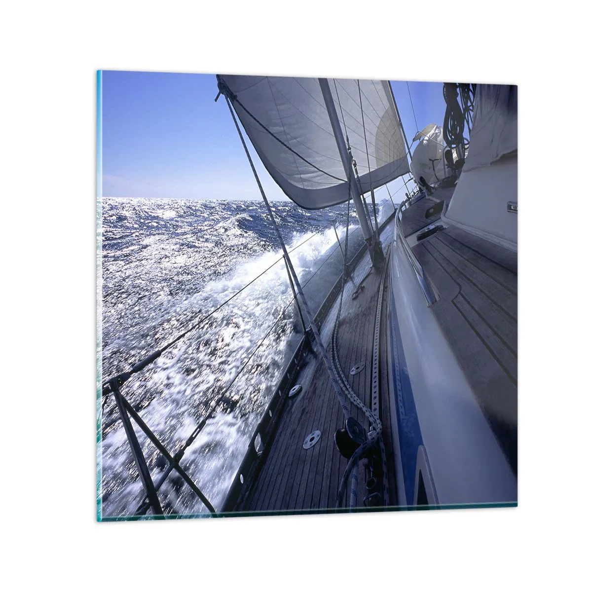 Üveg kép - Tudom, mit jelent madárnak lenni - 60x60 cm