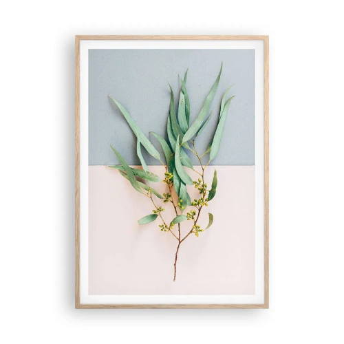 Poszter világos tölgy keretben - Pasztell finomság - 70x100 cm