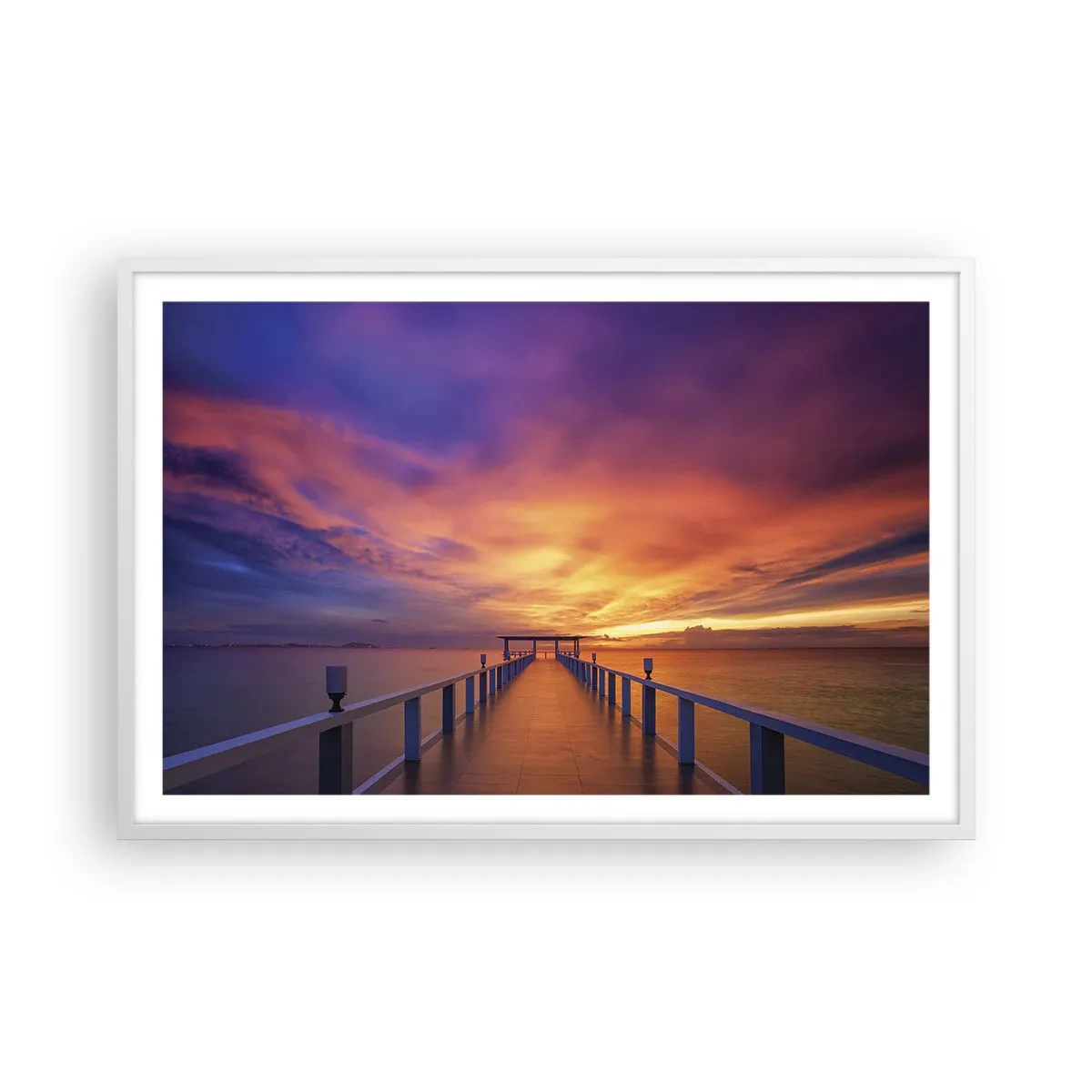 Poszter fekete keretben - Vég nélkül - 91x61 cm