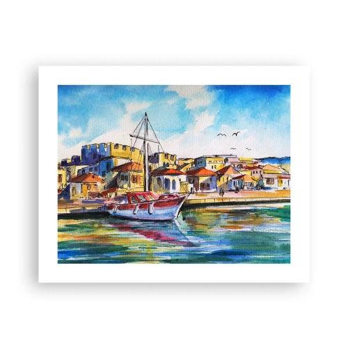 Poszter - Szivárványos délután - 50x40 cm