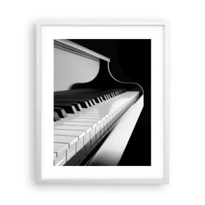 Poszter fekete keretben - A formák és színek harmóniája - 40x50 cm