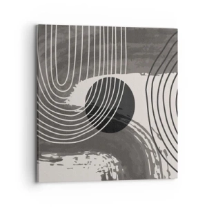 Vászonkép - Az ovális nyer - 70x70 cm