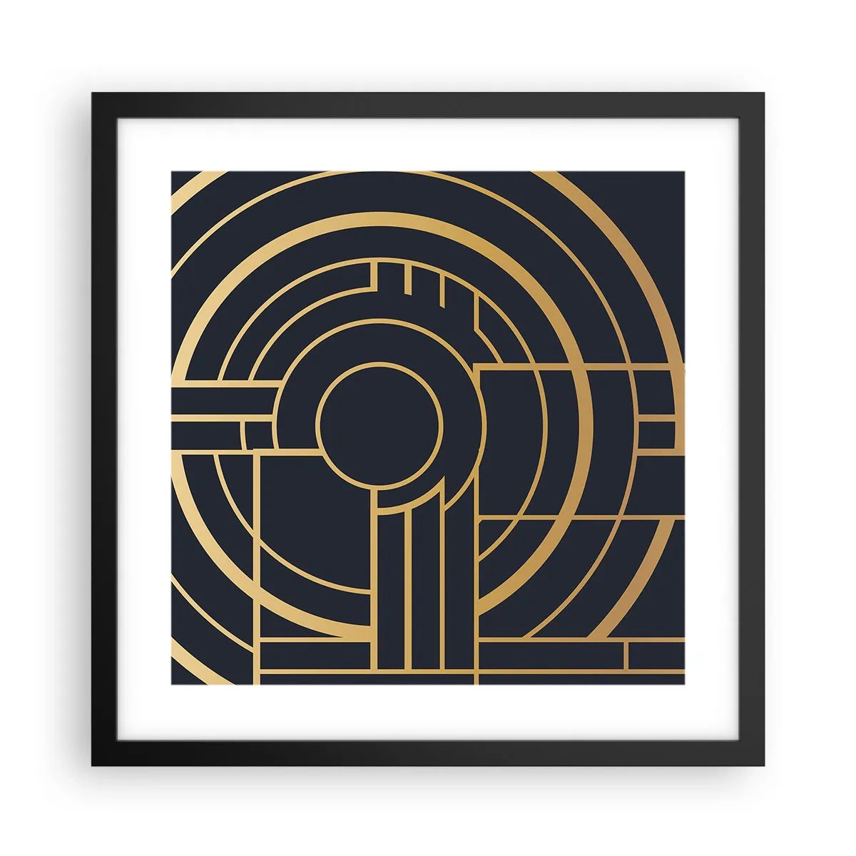 Poszter fehér keretben - A dolgok fordulatai - 40x40 cm