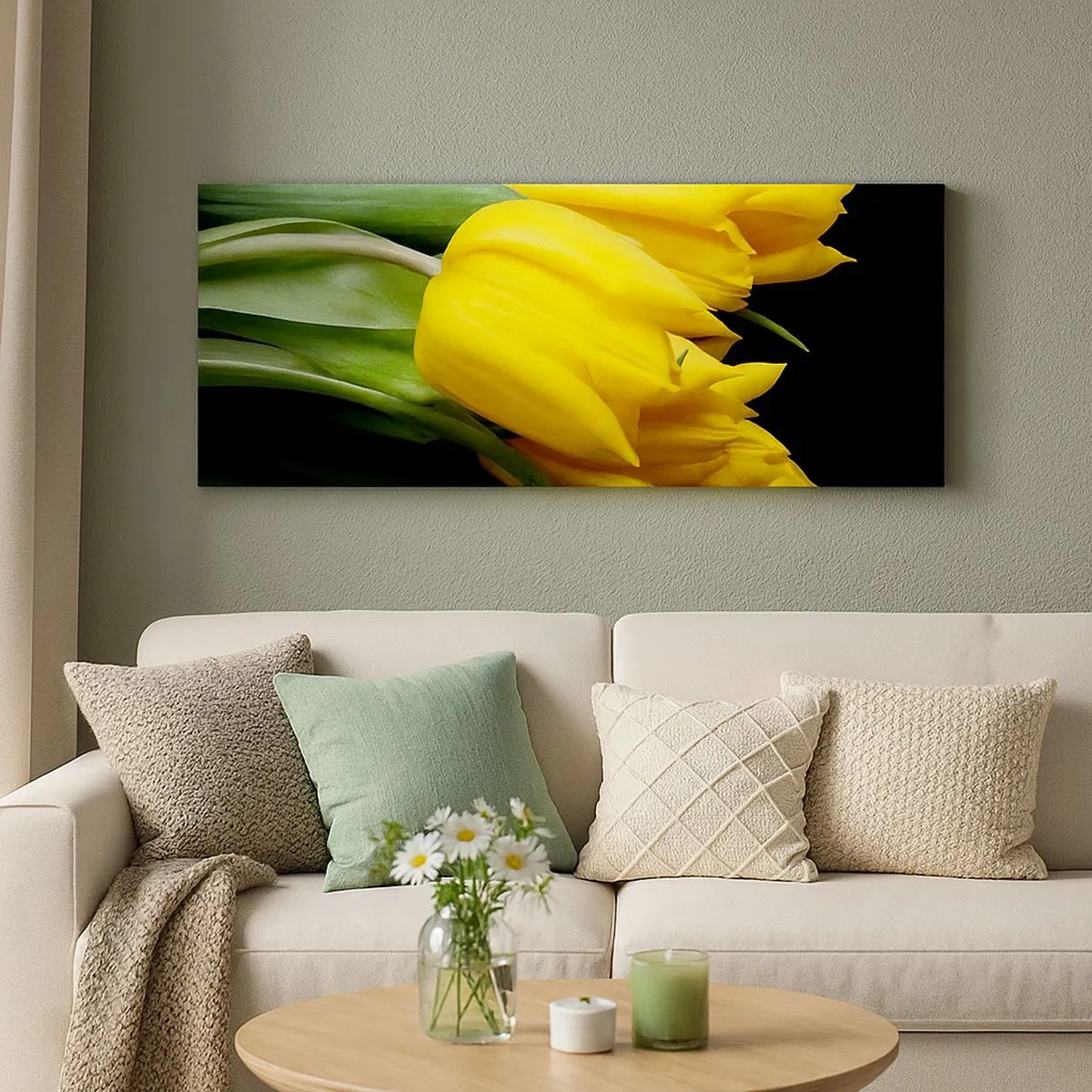 Vászonkép - Tiszta napból készült - 100x40 cm