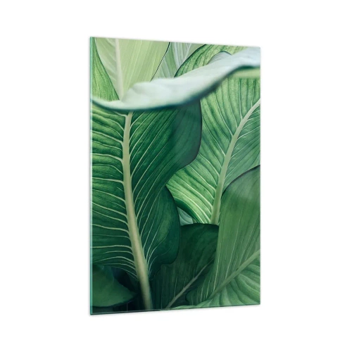 Üveg kép - Intenzíven zöld élet - 70x100 cm