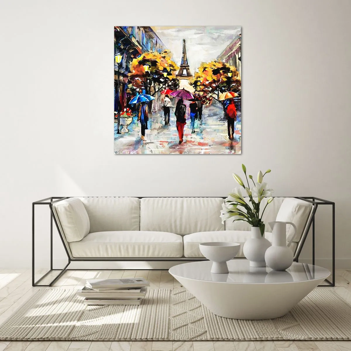 Üveg kép - Ősszel különösen szép - 70x70 cm
