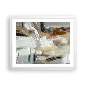 Poszter fekete keretben - Színes rétegződés - 50x40 cm