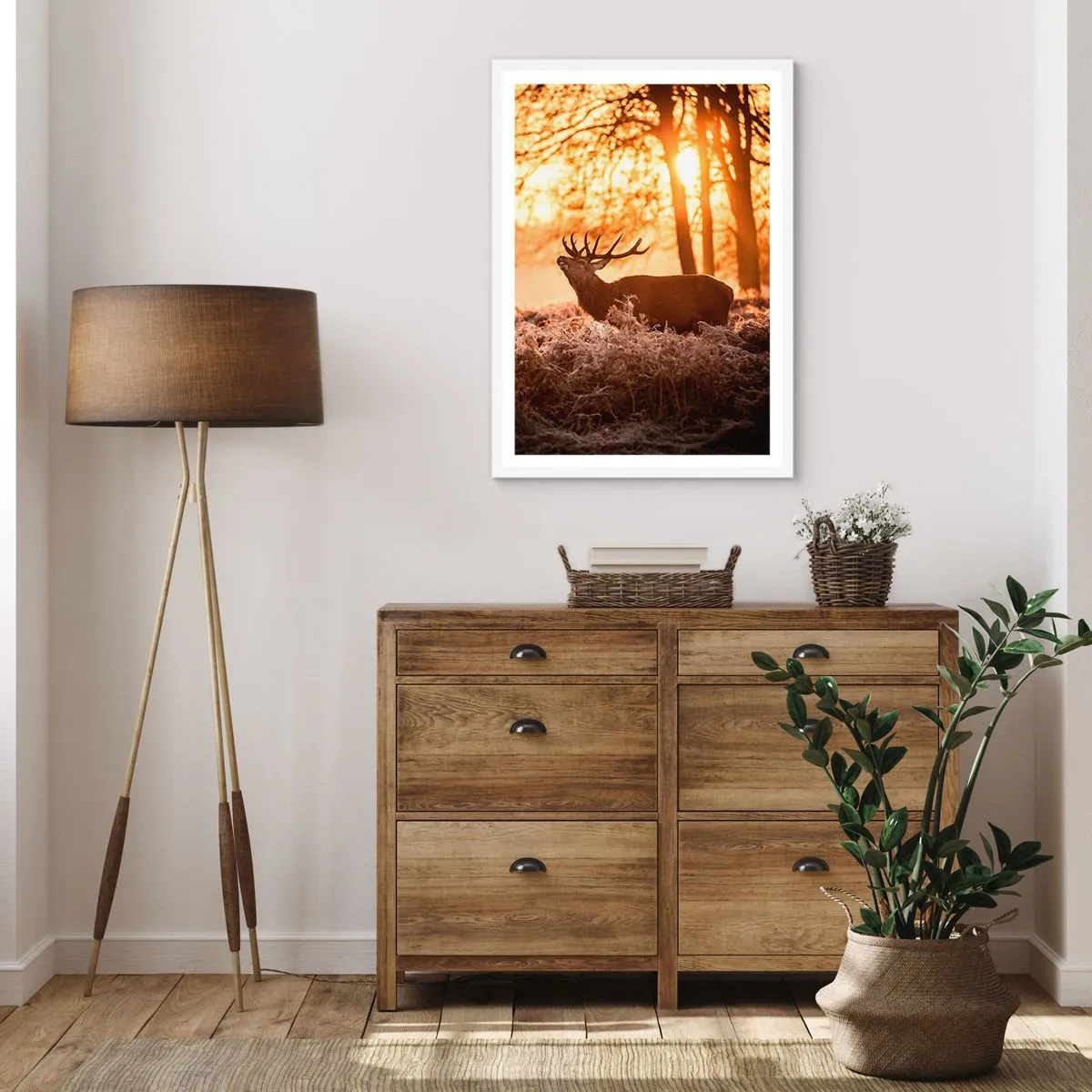 Poszter fekete keretben - Vadász álma - 50x70 cm