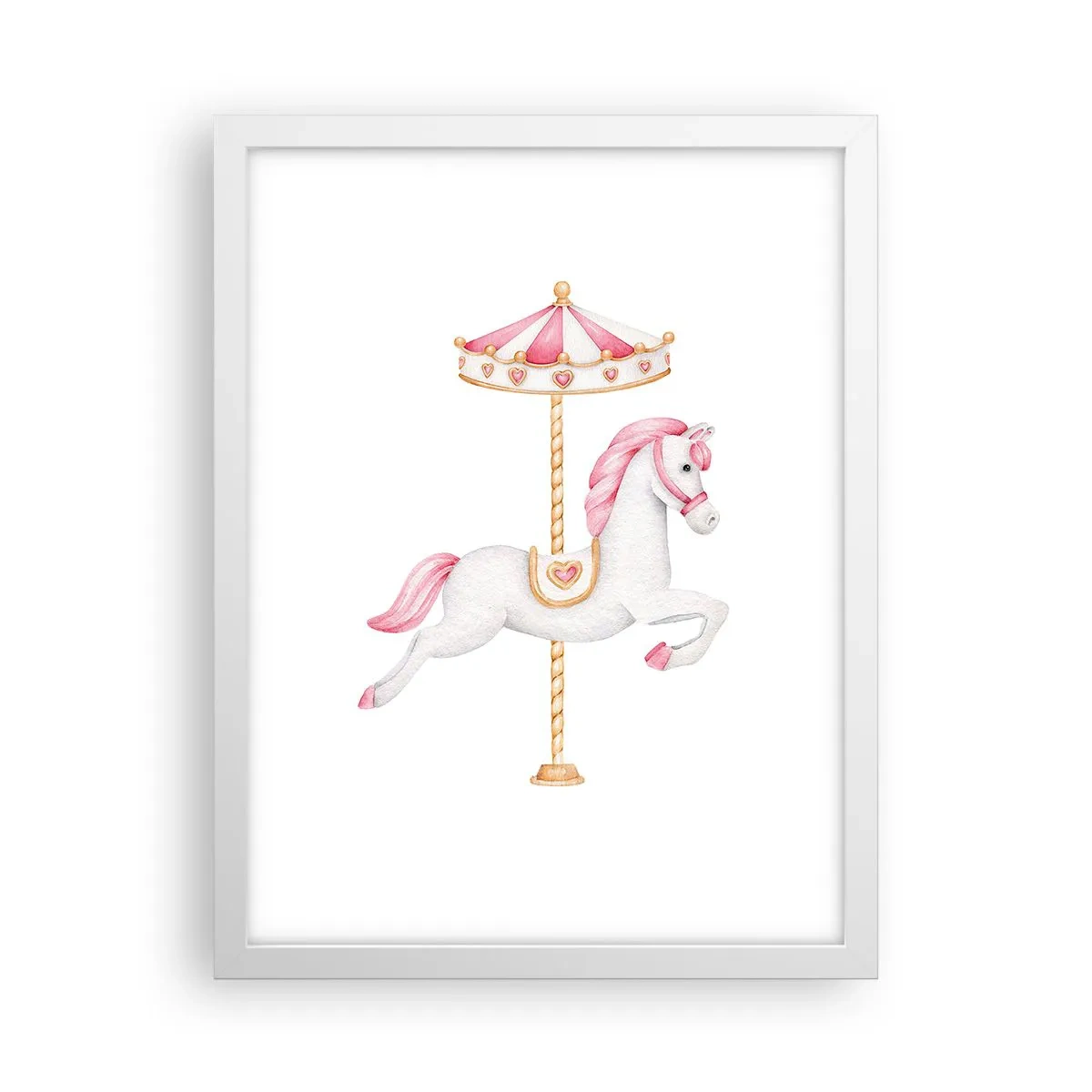 Poszter fekete keretben - Elindult egy patával - 30x40 cm